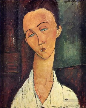 retrato de lunia chechowska 1918 Amedeo Modigliani Pinturas al óleo